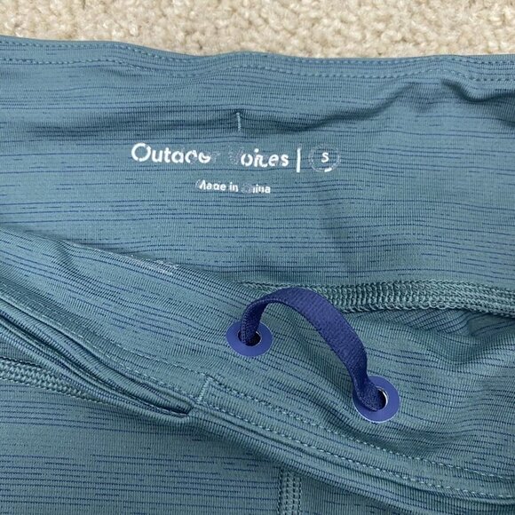 Outdoor Voices Womens Leggings Size S Green Cropped Ankle Activewear - Picture 3 of 8